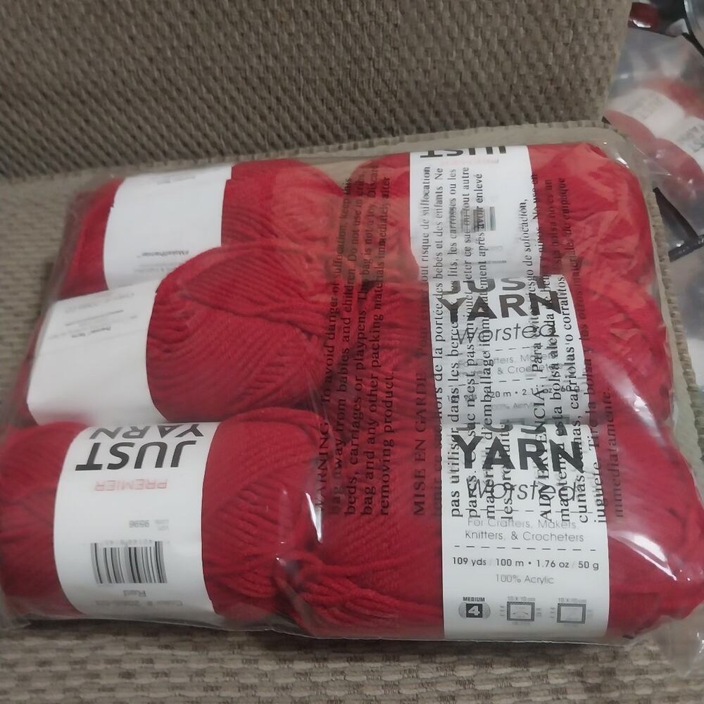 New Premier Just Yarn "Red"